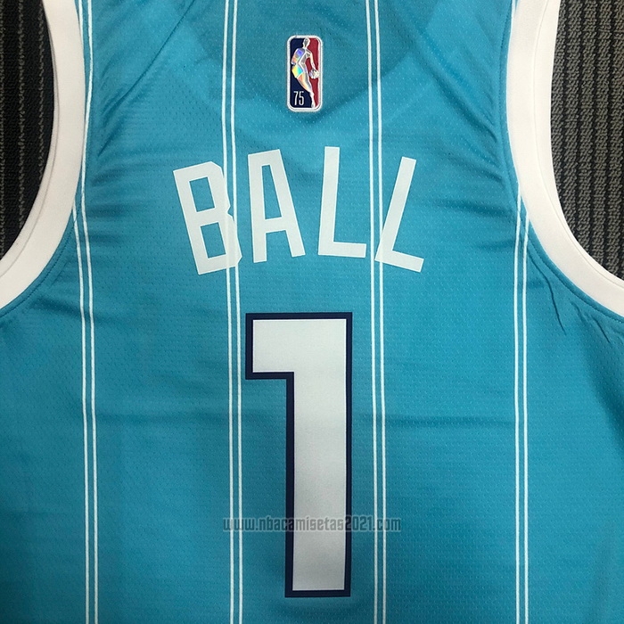 Camiseta Charlotte Hornets LaMelo Ball #1 Icon 2022-23 Verde